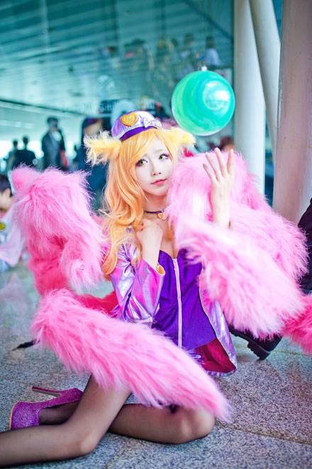 Cosplay福利/啾小妍SAMA偶像歌手阿狸精美COS