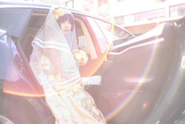 Cosplay福利/萝莉少女猫梓五更琉璃婚纱COS