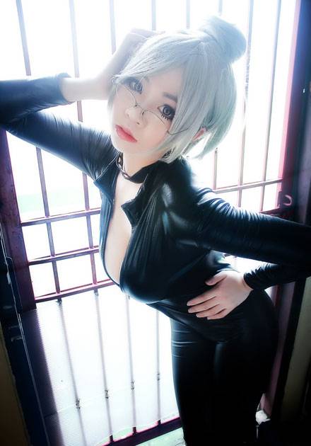 Cosplay福利/《监狱学园》白木牙衣子福利COS