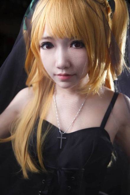 Cosplay福利/清纯萌妹矢泽妮可女仆装COS