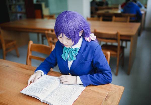 Cosplay福利/清纯萌妹矢泽妮可女仆装COS