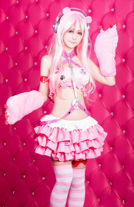Cosplay福利/清纯软妹超级索尼子甜美COS