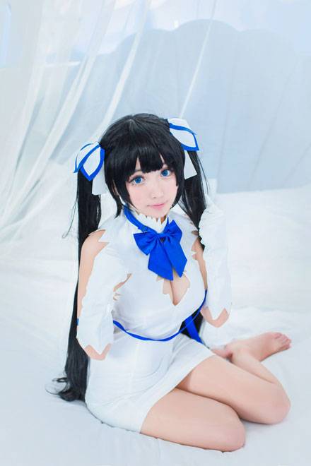 Cosplay福利/清纯萌妹赫斯缇雅福利COS