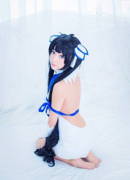 Cosplay福利/清纯萌妹赫斯缇雅福利COS