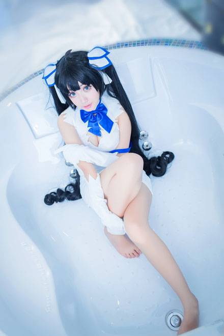 Cosplay福利/清纯萌妹赫斯缇雅福利COS