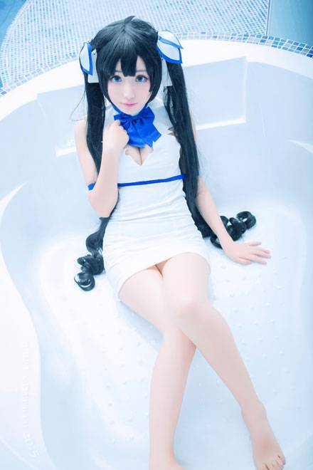 Cosplay福利/清纯萌妹赫斯缇雅福利COS