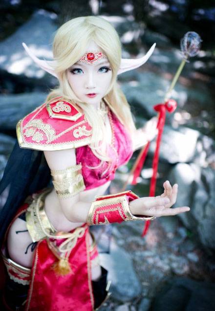 Cosplay福利/《妖精的尾巴》露西福利COS