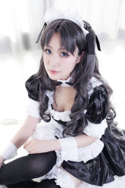 Cosplay福利/《Fate》远坂凛女仆装Cos