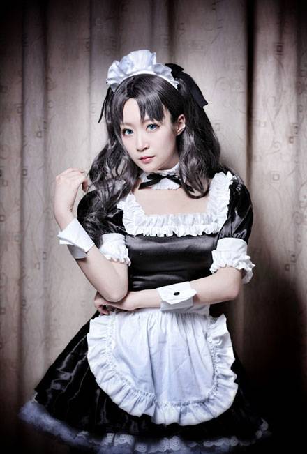 Cosplay福利/《Fate》远坂凛女仆装Cos