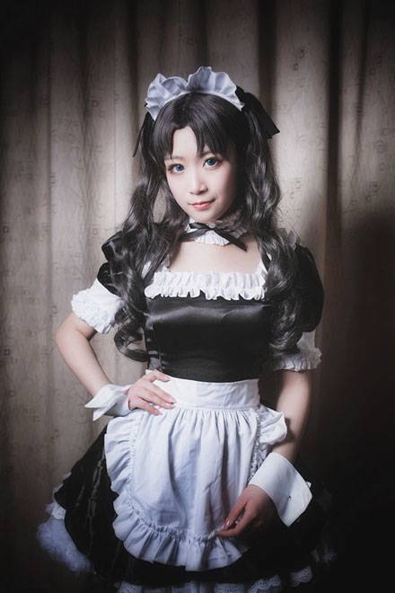 Cosplay福利/《Fate》远坂凛女仆装Cos