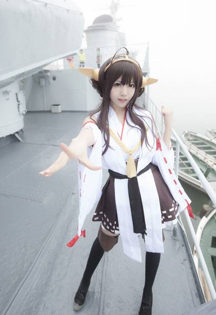 Cosplay福利/清纯萌妹《舰队collection》舰娘金刚COS