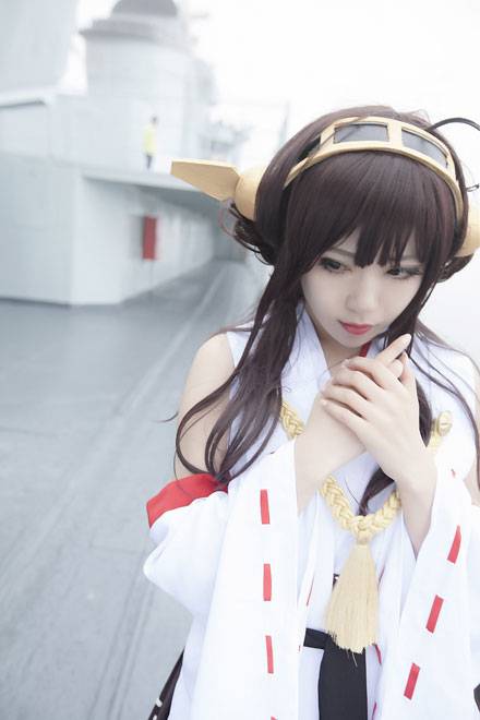 Cosplay福利/清纯萌妹《舰队collection》舰娘金刚COS