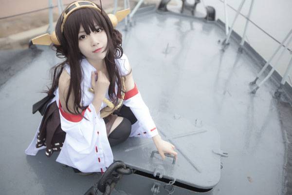Cosplay福利/清纯萌妹《舰队collection》舰娘金刚COS