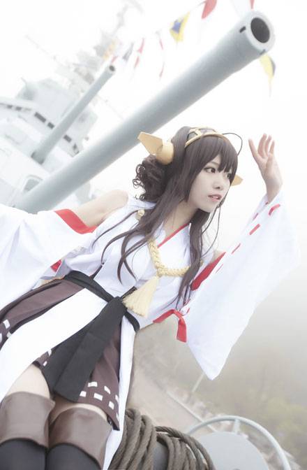 Cosplay福利/清纯萌妹《舰队collection》舰娘金刚COS