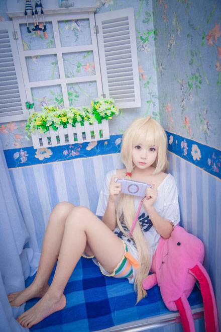 Cosplay福利/伪萝莉双叶杏清纯萌妹精美COS