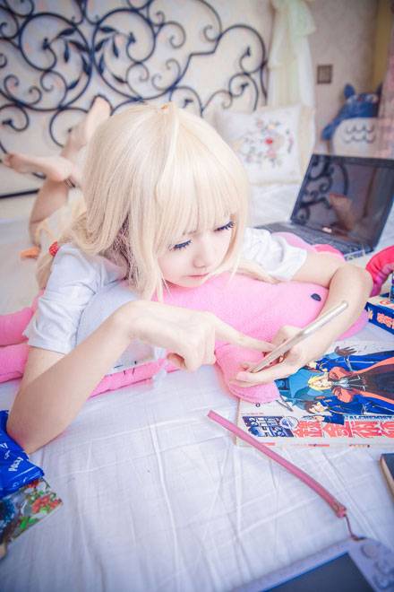 Cosplay福利/伪萝莉双叶杏清纯萌妹精美COS