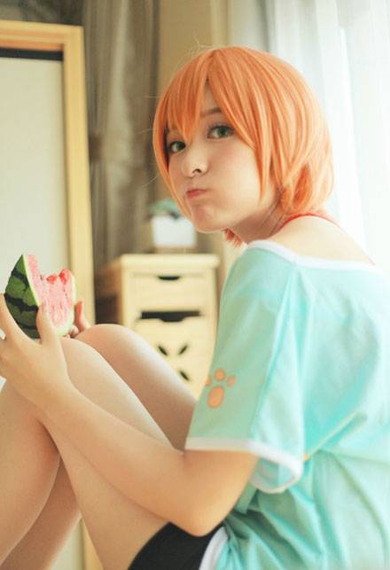 Cosplay福利/元气少女星空凛徐娇精美COS