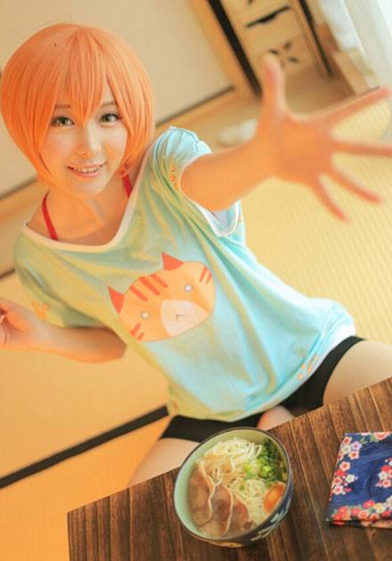 Cosplay福利/元气少女星空凛徐娇精美COS