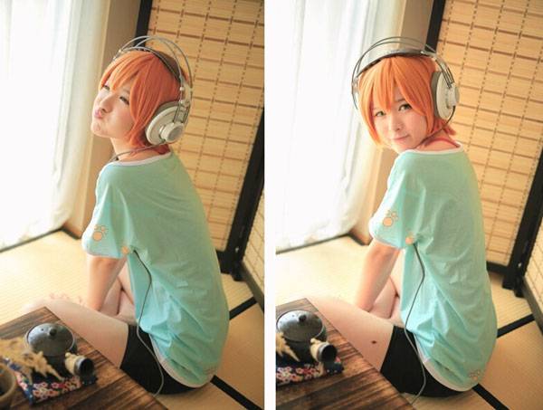 Cosplay福利/元气少女星空凛徐娇精美COS