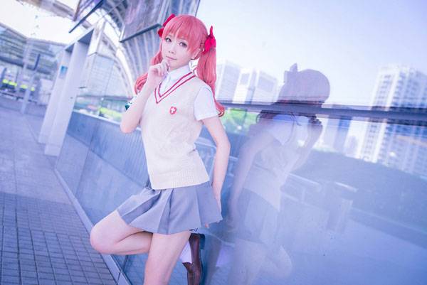 Cosplay福利/螺旋猫Tasha最新黑丝眼镜娘Cos