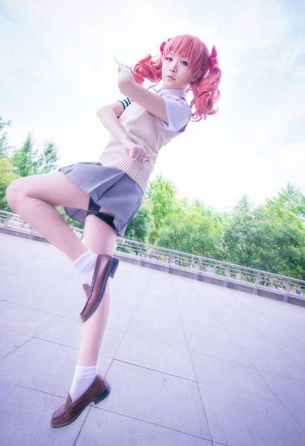 Cosplay福利/螺旋猫Tasha最新黑丝眼镜娘Cos