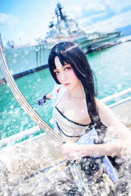 Cosplay福利/白丝萝莉矢泽妮可日常水手服COS