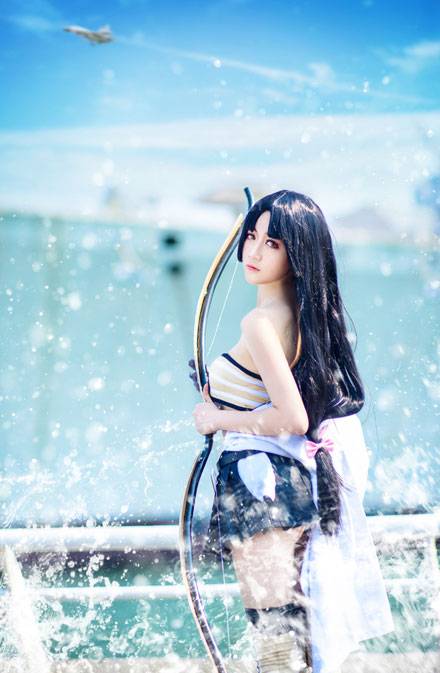 Cosplay福利/白丝萝莉矢泽妮可日常水手服COS