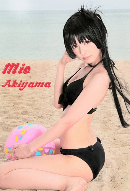 Cosplay福利/《轻音少女》秋山澪比基尼COS