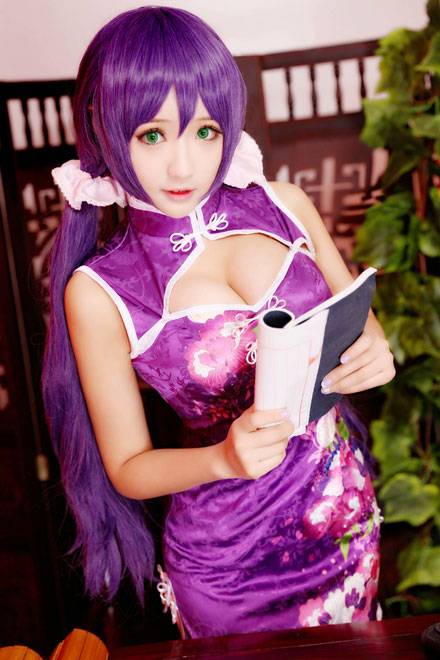 Cosplay福利/《Love Live!》东条希旗袍Cos