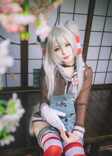 Cosplay福利/《舰队Collection》天津风福利Cos