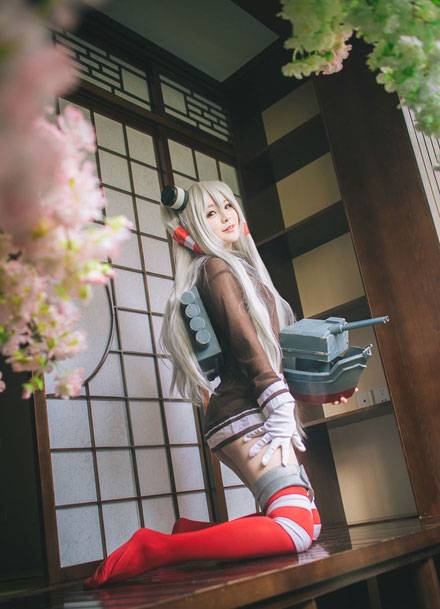 Cosplay福利/《舰队Collection》天津风福利Cos