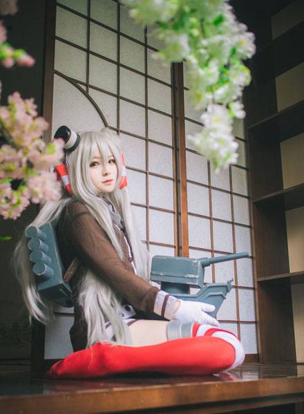 Cosplay福利/《舰队Collection》天津风福利Cos