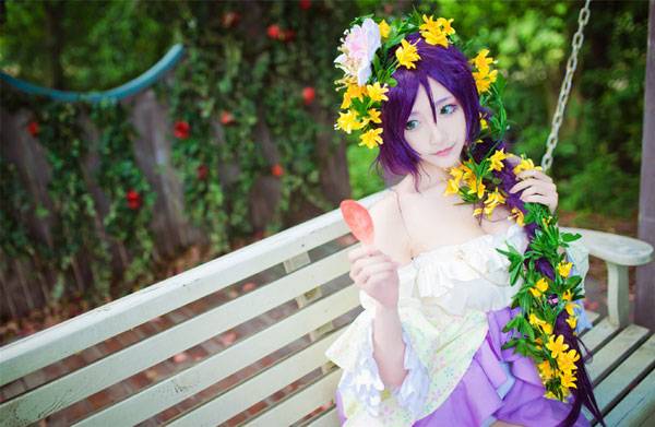 Cosplay福利/七原罪伊丽莎白黑色连体衣COS