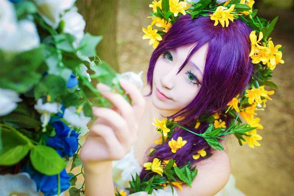 Cosplay福利/七原罪伊丽莎白黑色连体衣COS