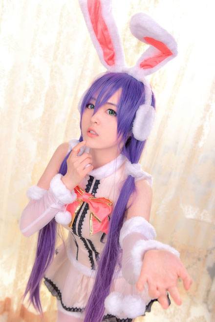 Cosplay福利/南小鸟泳装觉醒伪娘反串COS