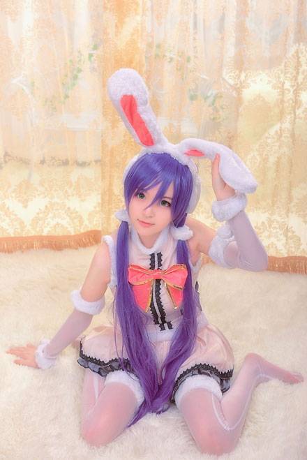 Cosplay福利/南小鸟泳装觉醒伪娘反串COS