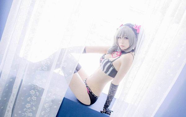 Cosplay福利/野猪桃桃宝《银魂》坂田银时COS