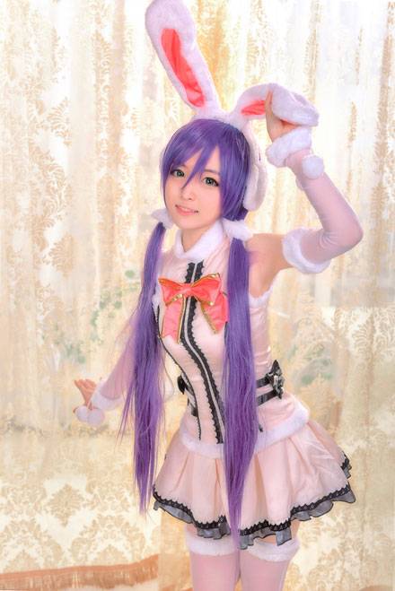 Cosplay福利/《Love Live！》东条希白兔Cos