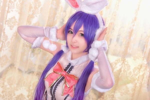 Cosplay福利/《Love Live！》东条希白兔Cos