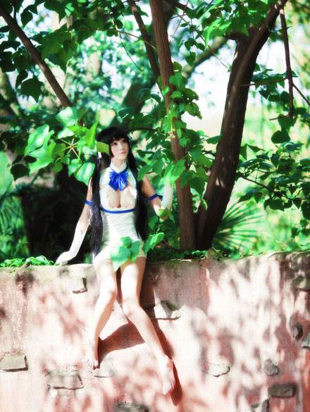 Cosplay福利/啾小妍SAMA东条希长发公主COS