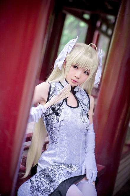Cosplay福利/《缘之空》穹妹旗袍精美COS