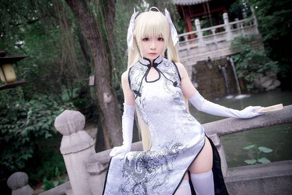 Cosplay福利/《缘之空》穹妹旗袍精美COS