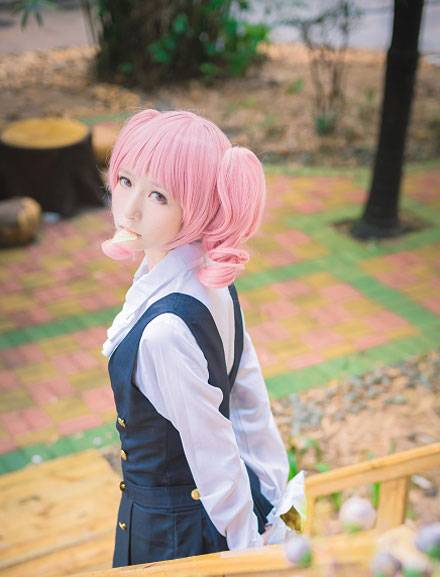 Cosplay福利/清纯萌妹髅髅宫歌留多COS