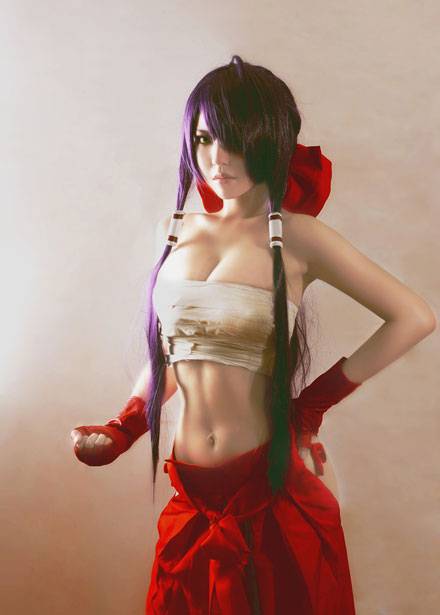 Cosplay福利/清纯萌妹髅髅宫歌留多COS