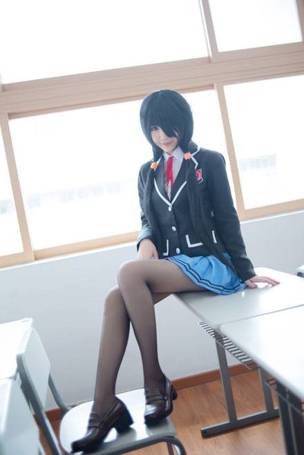 Cosplay福利/《约会大作战》时崎狂三制服COS