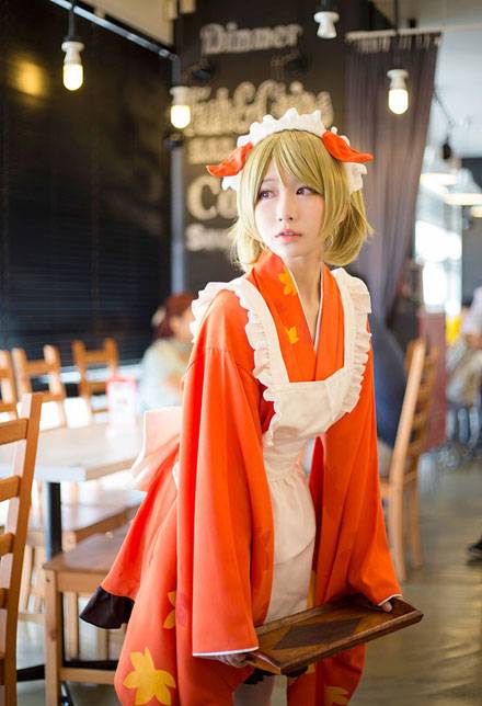 Cosplay福利/清纯萌妹小泉花阳动物觉醒COS