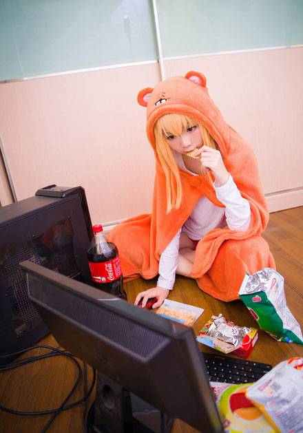 Cosplay福利/《干物妹小埋》土间埋家居COS