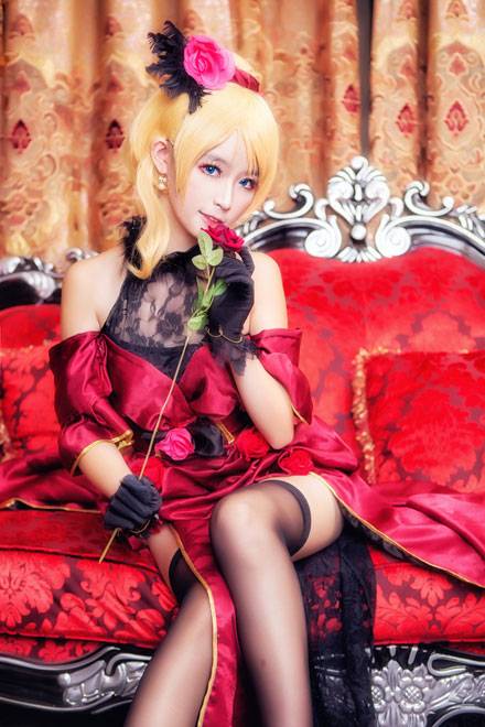 Cosplay福利/绚濑绘里化装舞会精美COS