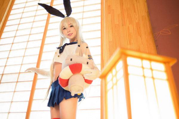 Cosplay福利/《舰队Collection》岛风娘福利Cos