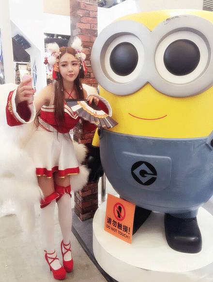 Cosplay福利/2015CJ新国际展馆于芷晴九尾妖狐COS